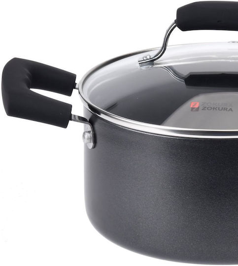 Zokura Primary Βαθιά Κατσαρόλα από Αλουμίνιο 2.8lt / 20cm