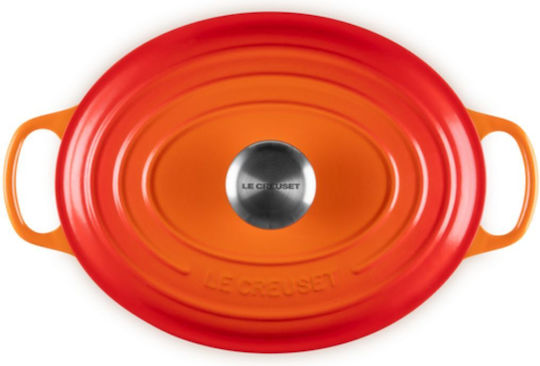 Le Creuset Signature Casserole Ρηχή Κατσαρόλα από Μαντέμι 4.1lt / 27cm Volcanic