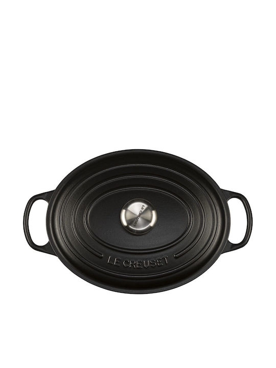 Le Creuset Signature Oval Ρηχή Κατσαρόλα 29cm Black