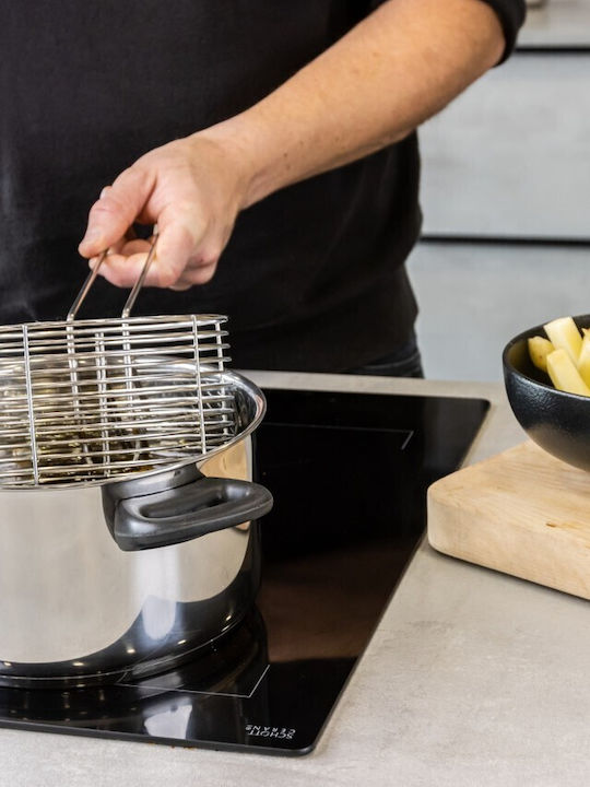 Kitchen Craft Ανοξείδωτη Κατσαρόλα Φριτέζα 3lt / 20cm