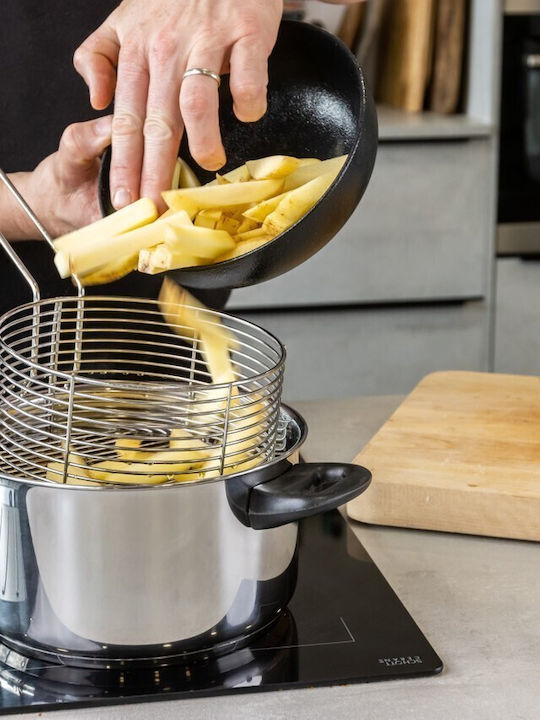 Kitchen Craft Ανοξείδωτη Κατσαρόλα Φριτέζα 3lt / 20cm