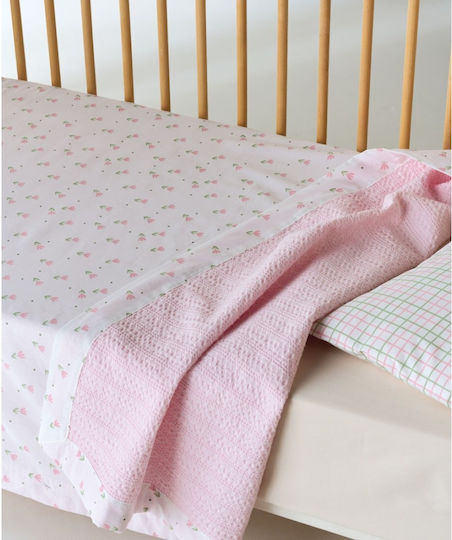 Summer Baby Nursery Swaddling Blanket Stylish Lirio Double-Sided Waffle Cotton Kentia 70x100 1 Piece