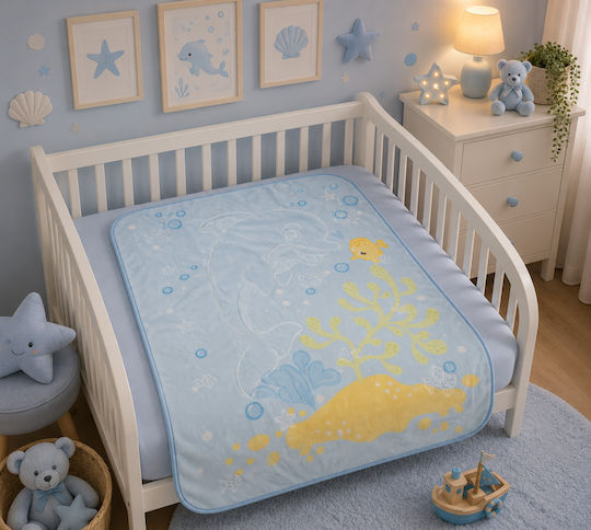 Kamtex Baby Wickeltuch für Kinderzimmer 100x115cm