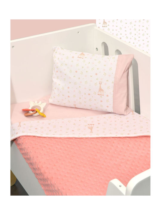 Baby Oliver Blanket Nursery Swaddling Blankets Cotton Pink 75x100cm