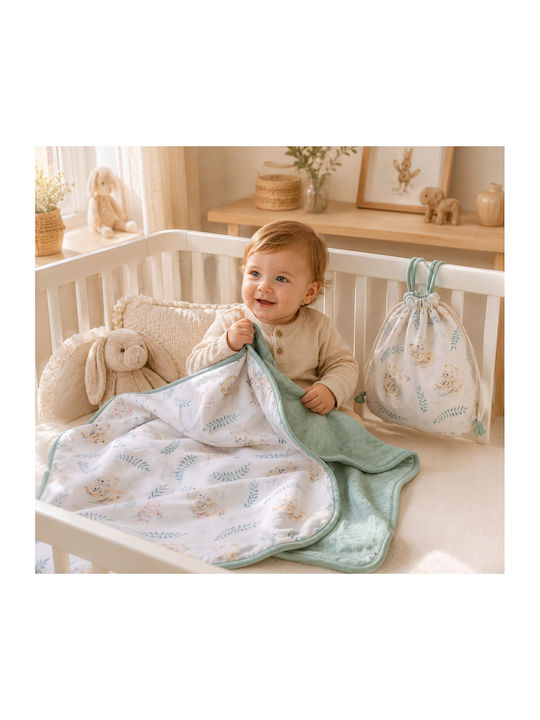 Amy Pătură Pepinieră Swaddling pături Bambus Bej 100x70cm
