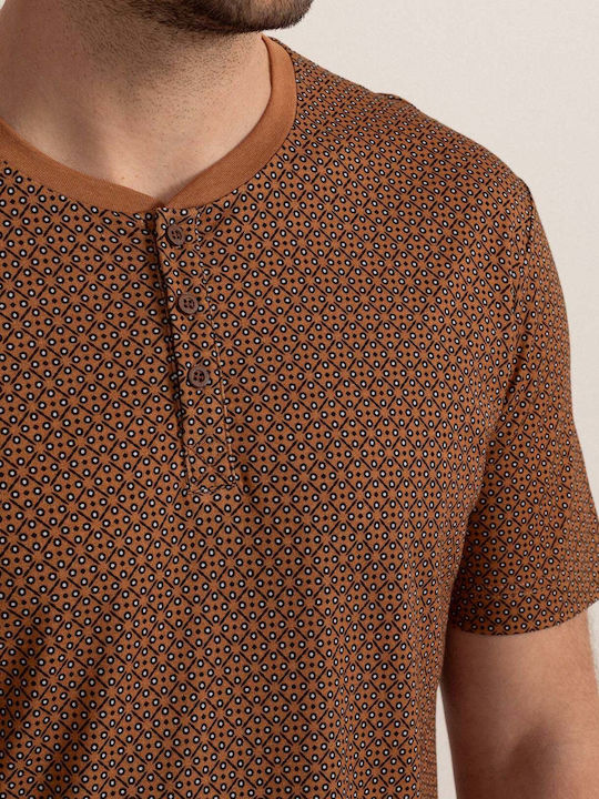 Sofiaman Summer Men's Pyjama Blouse Brown