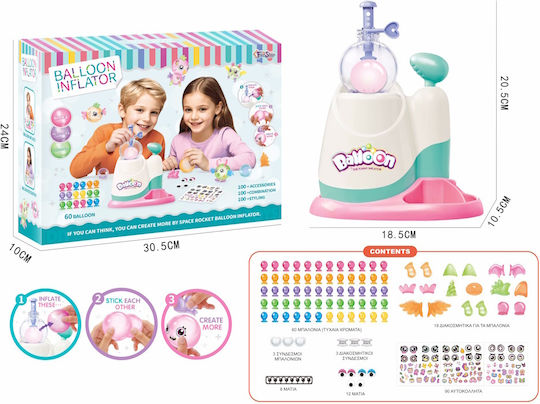 Fur Star Set De Construcție Baloane Pompă Rachetă Autocolante