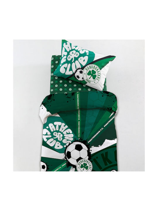 Σετ Σεντόνια Κούνιας Panathinaikos F.c 130x170 Fc12 Σεντόνια Palamaiki Home