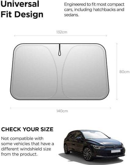 Spigen Parasolar Parbriz Auto Interior 140x80cm