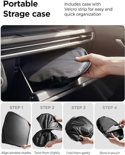 Spigen Parasolar Parbriz Auto Interior 140x80cm