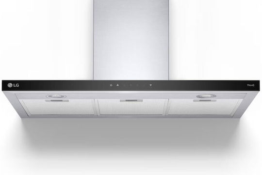LG Свободностоящ Кухненски Аспиратор 90см Inox с Wi-Fi