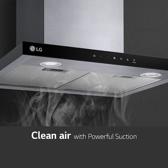 LG Abzugshaube Schornstein 60cm Inox mit Wi-Fi