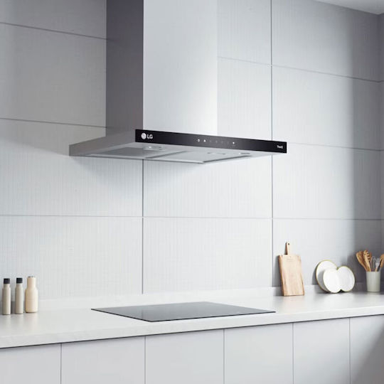 LG Abzugshaube Schornstein 60cm Inox mit Wi-Fi