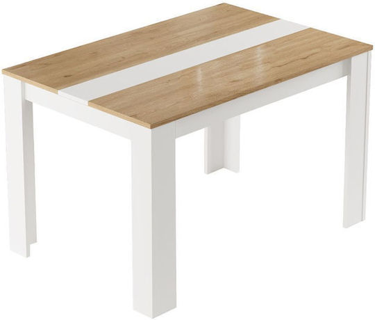 Wooden Scandinavian Dining Table 120x80x73.8cm