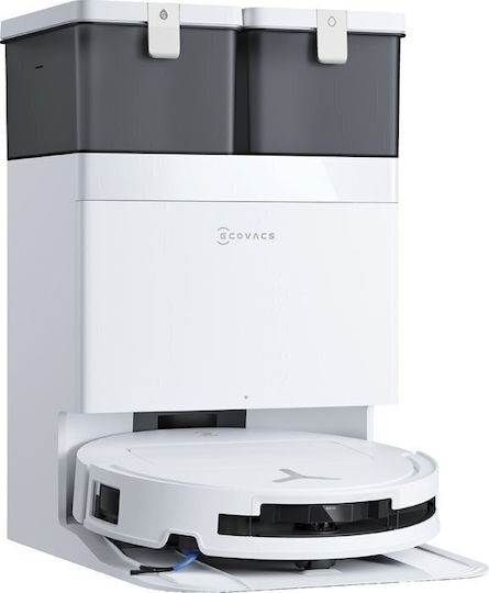 Ecovacs T50 Omni Gen3 Σκούπα Ρομπότ με Χαρτογράφηση Laser & Απορρόφηση 25000Pa Λευκή