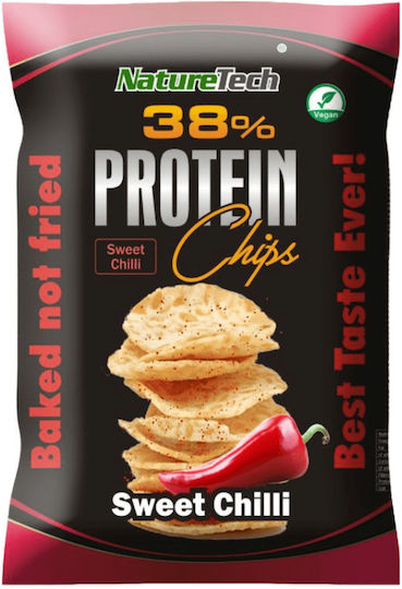NatureTech Chips Πρωτεΐνης με Γεύση Γλυκό Τσίλι 50gr