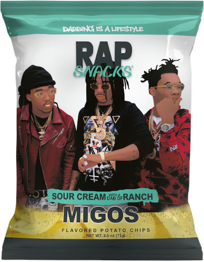 Rap Snacks Migos Sauerrahm Ranch Chips 71g