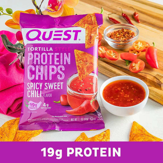 Protein Tortilla Chips 32g Quest Nutrition Spicy Sweet Chili