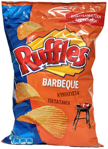 Ruffles Πατατάκια Γεύση Bbq 400gr 9tmx