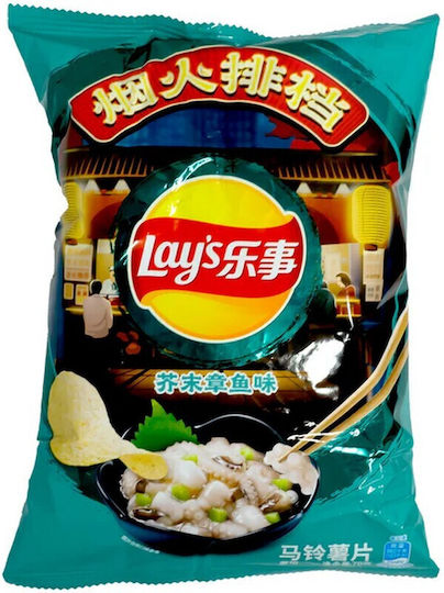 Lay's Food Stall Wasabi Octopus 70gr