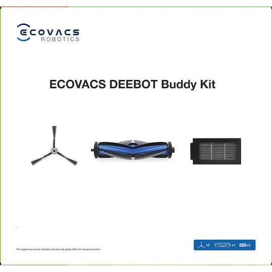 Ecovacs Spare Parts Set 6 Pieces for Robot Vacuum Cleaner