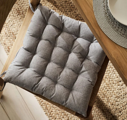 Gofis Home Μαξιλάρι Καρέκλας Κήπου Hygg 213 15 Light Grey 43x43εκ.