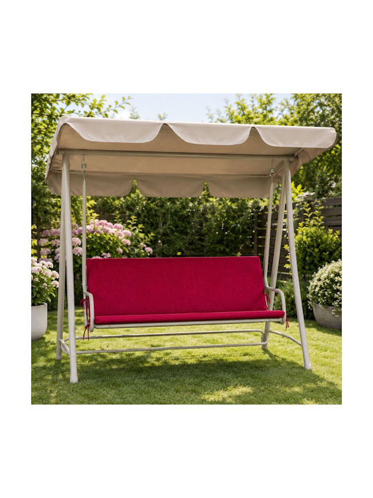 Pucioasa Perna Swing Cushion Pentru Scaune De Grădină Cu Spătar Burgundia 50x150cm
