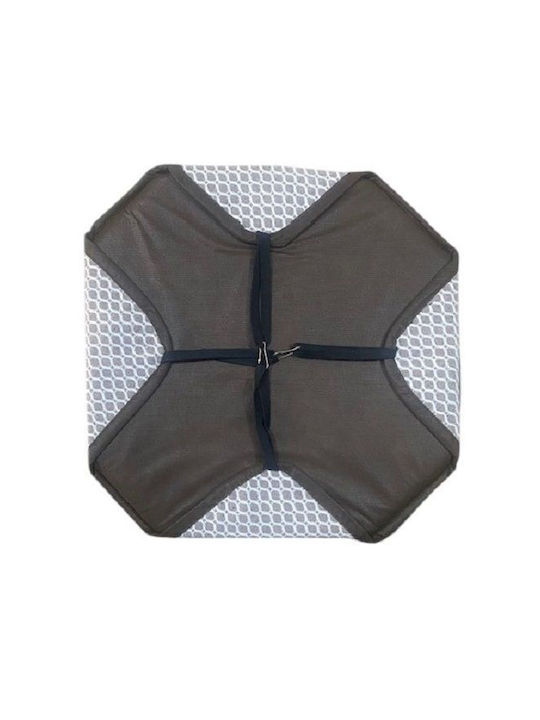 Sidirela Gartenstuhlkissen Porto Rund Beige / Creme 40x40cm