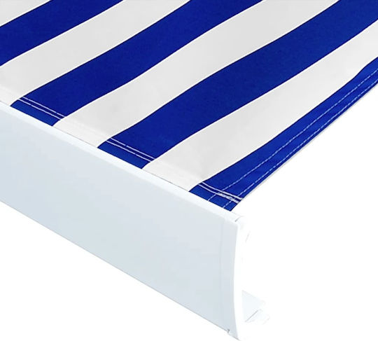 vidaXL Τεντόπανο Μπλε με Επίστρωση PU 3x4m