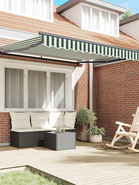 vidaXL Terrasse Markise Grüne 3x2.5m