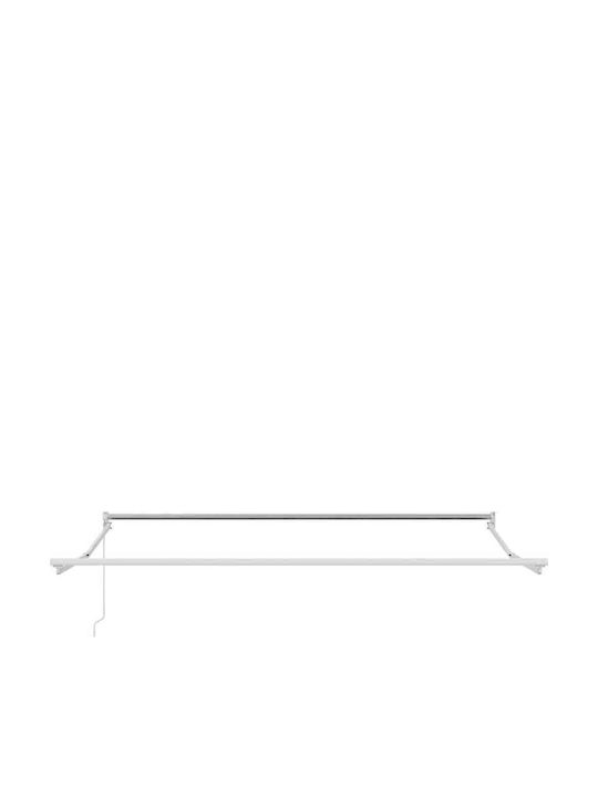 vidaXL Terrasse Zelt mit LEDs Weiß 3.5x2.5m