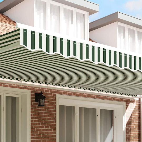 vidaXL Awning fabric Green 0.2x5.8m