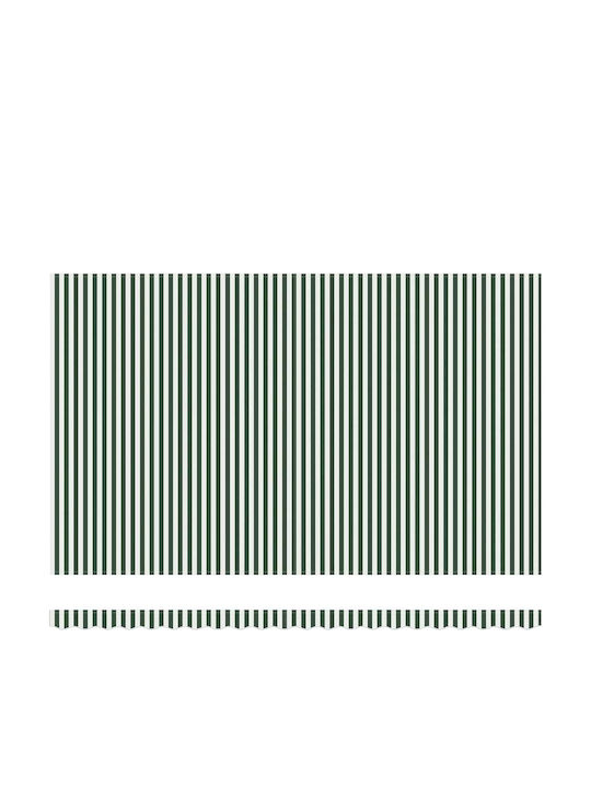 vidaXL Тента Тераса С LED Зелена 5x3.5m