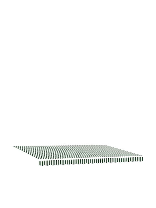 vidaXL Тента Тераса С LED Зелена 5x3.5m