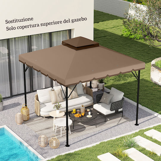 Κάλυμμα για Κιόσκι Χακί 3x3m