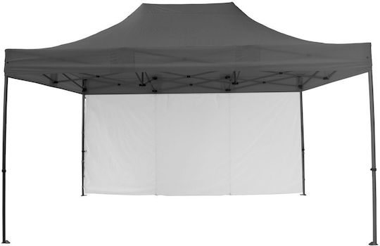 HomeMarkt Sides for Kiosk White with PVC Coating 3x3m