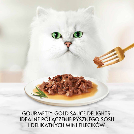 Gourmet Hrana Pentru Pisici Bătrâne Cu Carne De Vită 85gr
