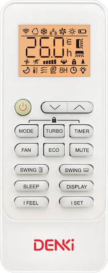 Denki Genesis 2 Plus Инверторен климатик 24000 BTU A++ - А++/А+ с Йонизатор и WiFi
