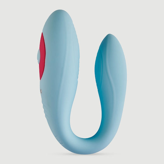 Dream Toys Vibe Vibrator pentru Cupluri cu Control de la Distanță Albastru