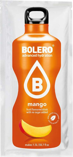 Bolero Χυμός σε Σκόνη 1.5L σε Νερό Raspberry Χωρίς Ζάχαρη 9gr