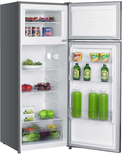 Beko Ψυγείο Δίπορτο 243lt Υ143xΠ54.5xΒ55.5εκ. Ασημί RDSO206K40SN