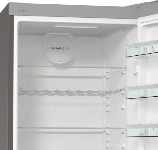 Gorenje Kühlschrank für Lagerung 398Es H185xB59.5xT66.3cm. Inox R619EAXL6