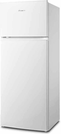 Inventor Ψυγείο Δίπορτο 204lt Υ143xΠ55xΒ55εκ. Λευκό DP1430WEL