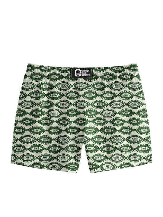 Herren-Bademode Kurze Hosen Grünes