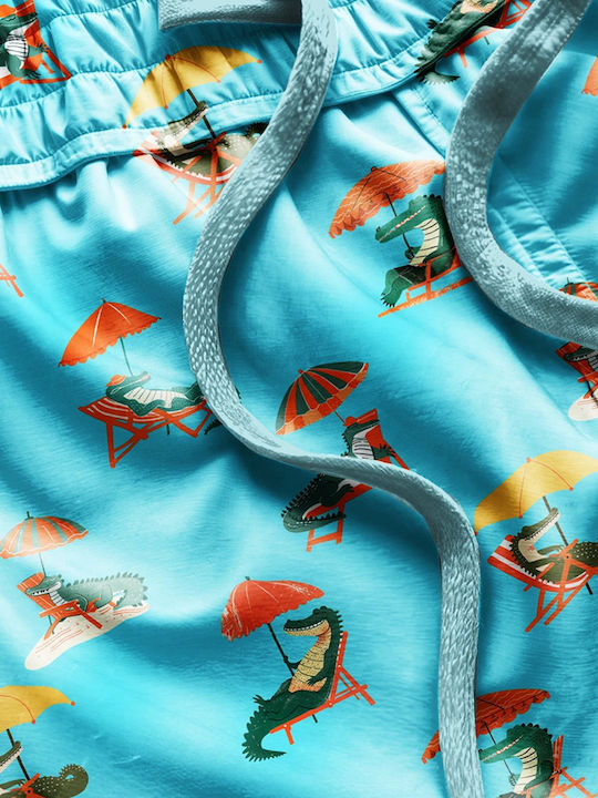 Herren-Bademode Kurze Hosen Blau