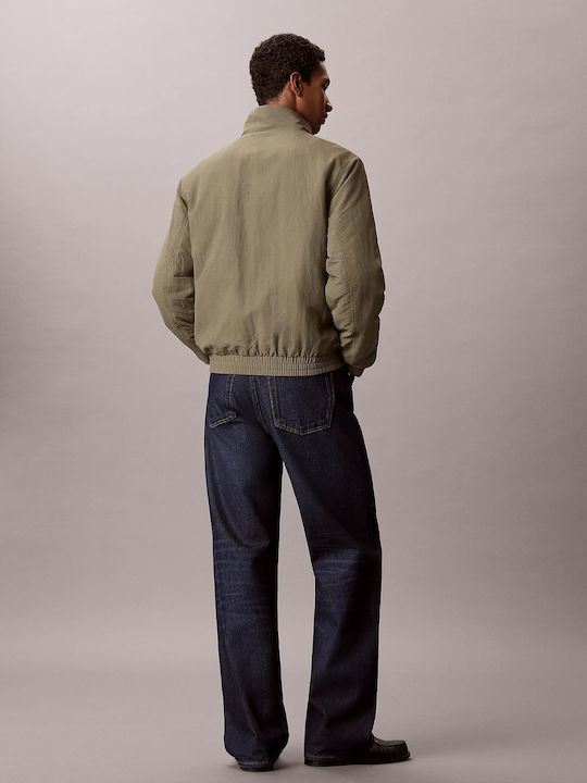 Nylon Jacket Puffer Waterproof Dusty Olive