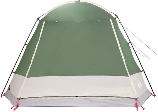 vidaXL Camping Tent Green for 12 People 580x230x220cm