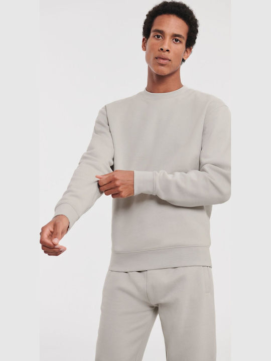 Russell Europe Мъжка Рекламна Тениска Къс Ръкав Authentic Urban Сива
