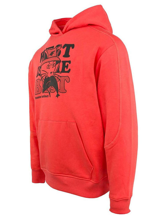 Kids Sweatshirt With Hood And Pockets Orange
