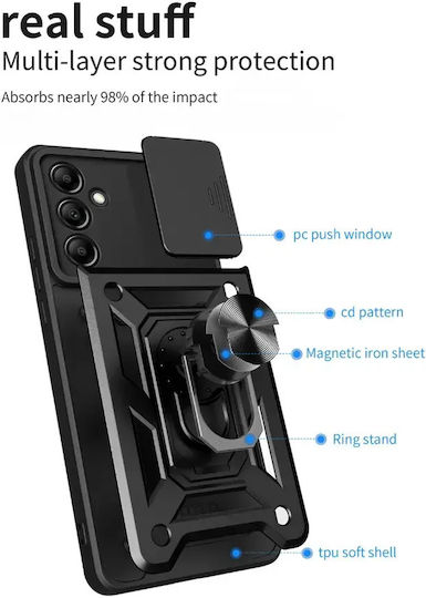 Defender Case Motorola Moto G54 5g G54 5g Power Edition Black